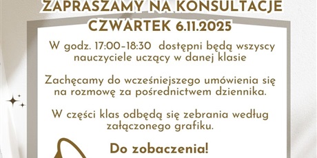 Konsultacje z rodzicami