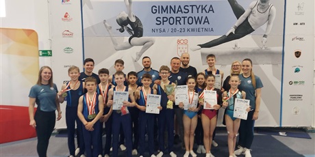 Nasi gimnastycy MISTRZAMI XXIX Ogólnopolskiej Olimpiady Młodzieży w gimnastyce sportowej.