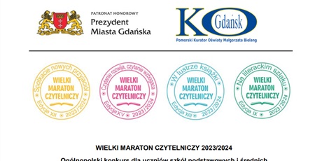 Wielki Maraton czytelniczy dla klas I-III 2023/24