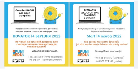 Zajęcia online wg ukraińskiego systemu nauczania